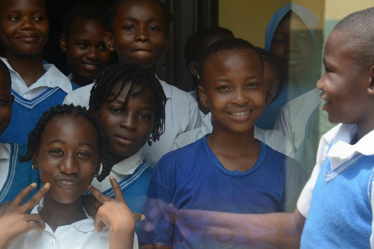 Students at JSS Gwarinpa Lifecamp sharing magical moments